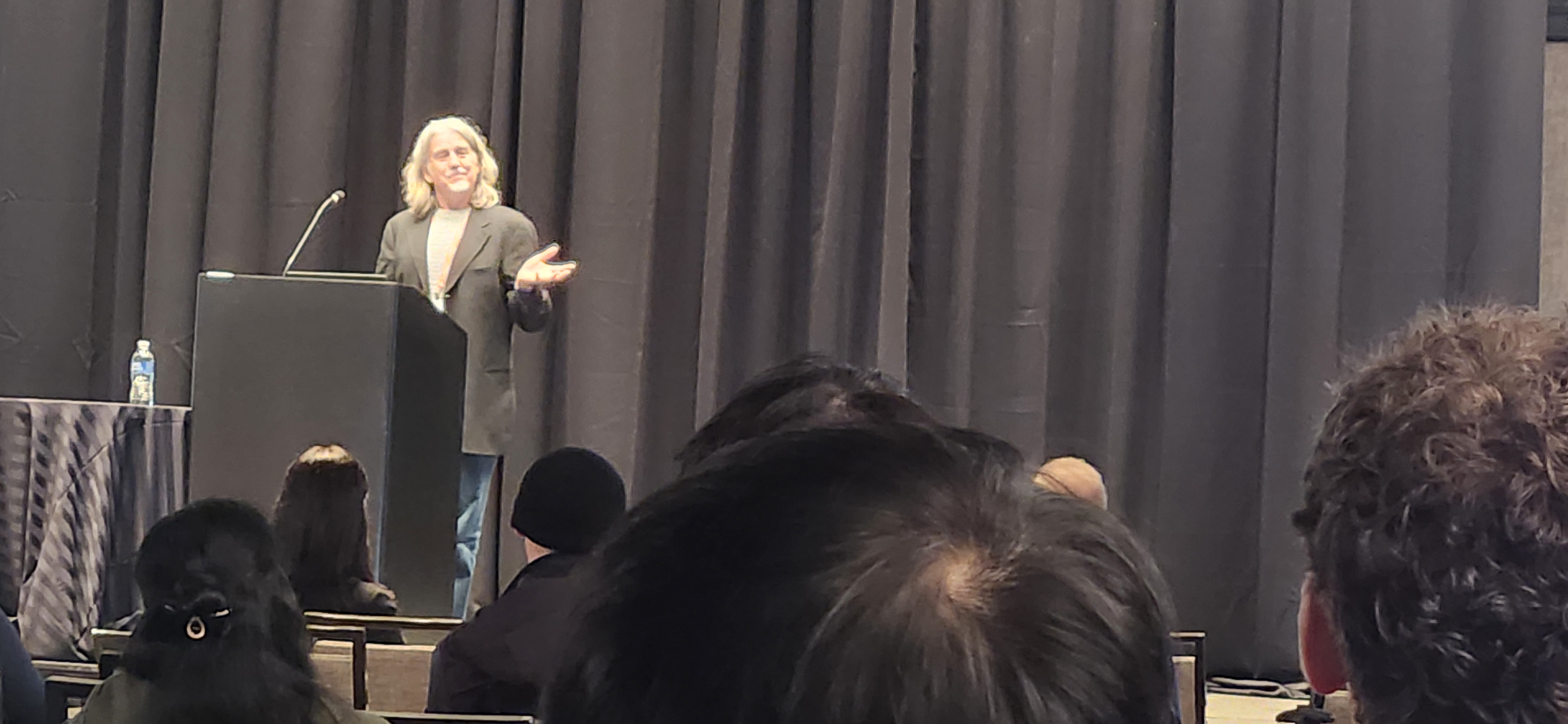 Dr. John Quackenbush speaking at ICDM 2025