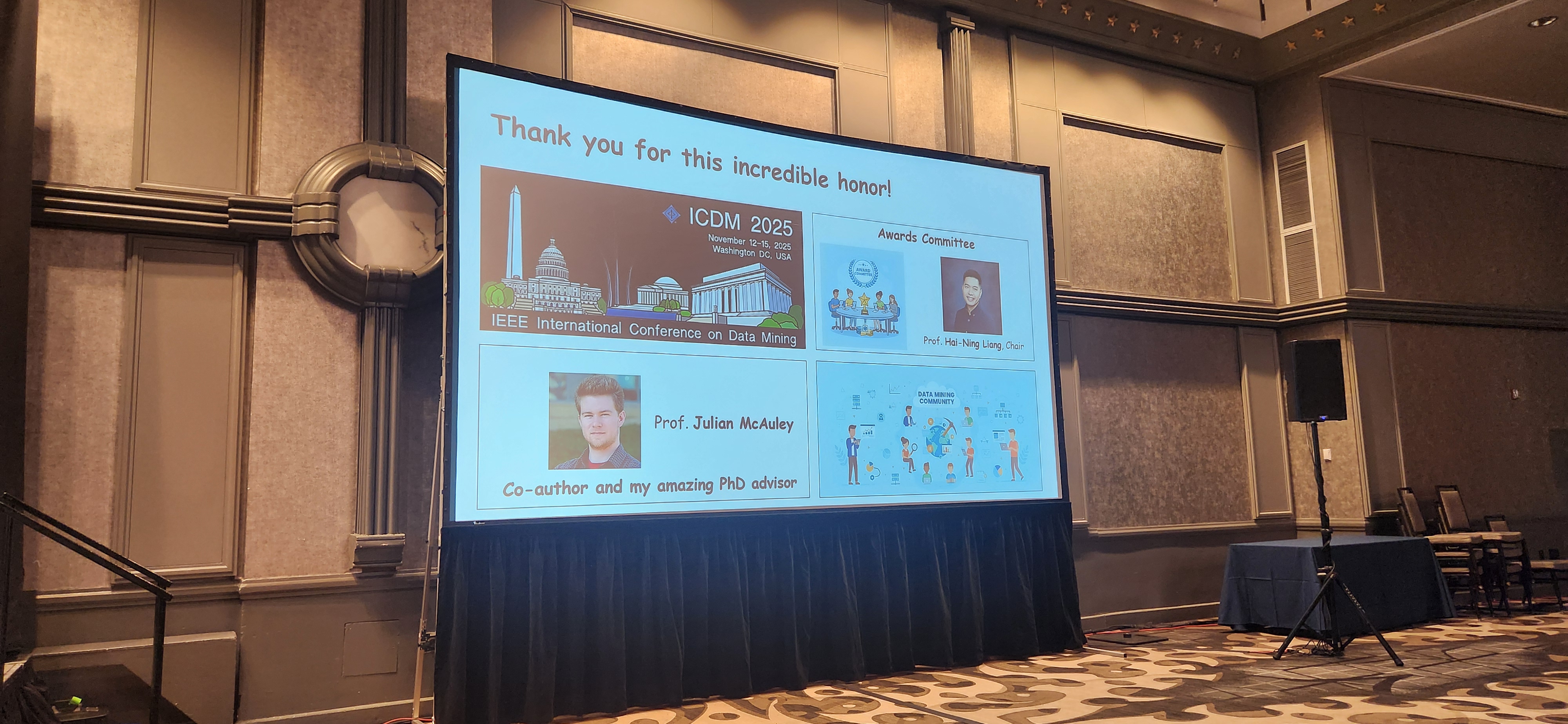 Thank-you slide for the Highest-Impact Paper Award