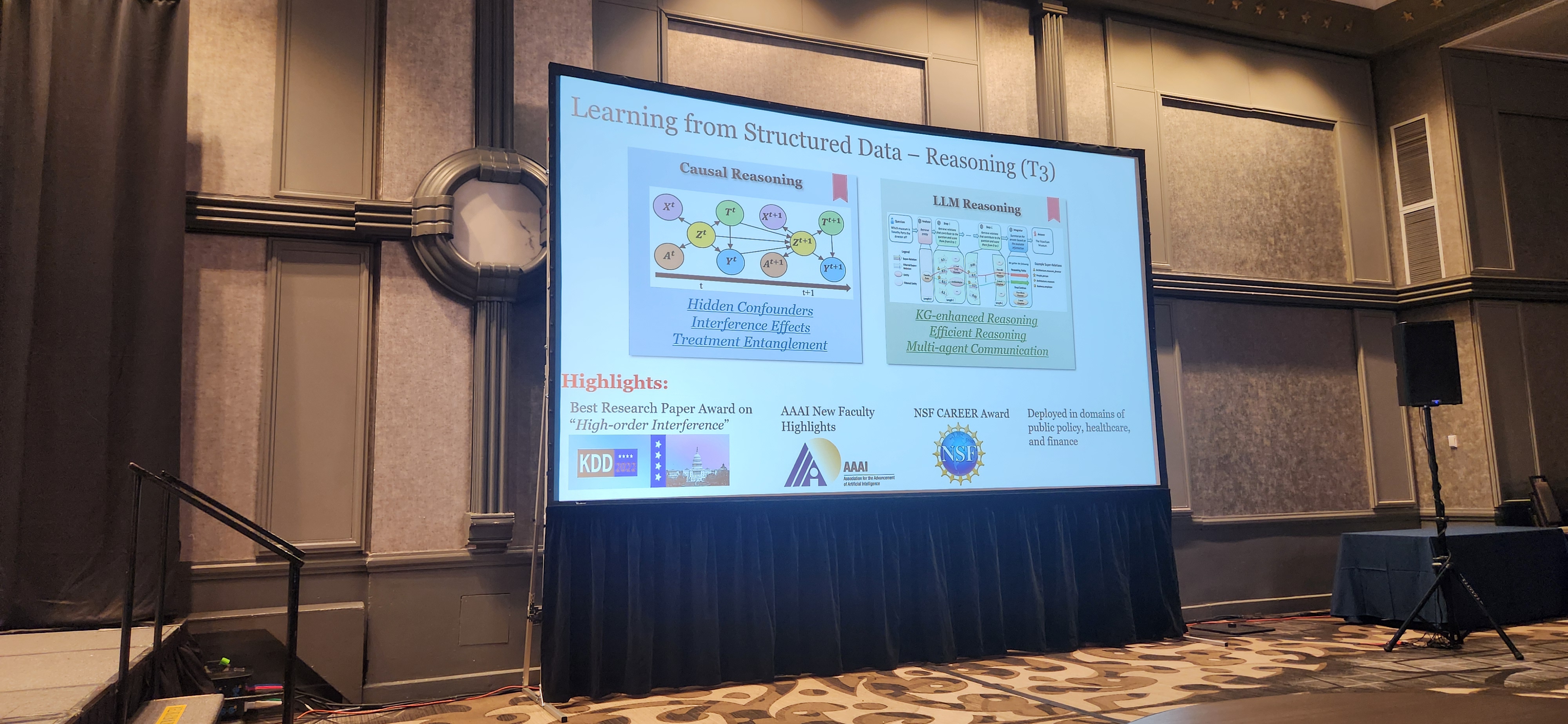 Learning from Structured Data reasoning slide.